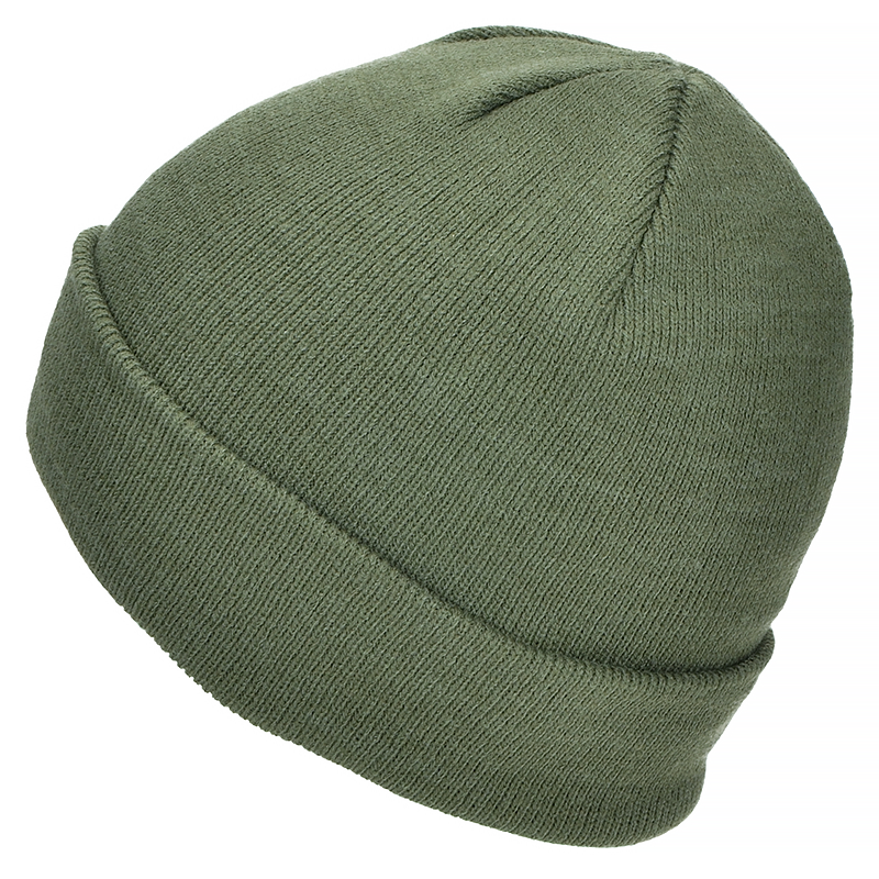 Cuffia in lana verde